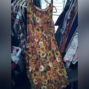Retrolicious Autumn Flower Dress